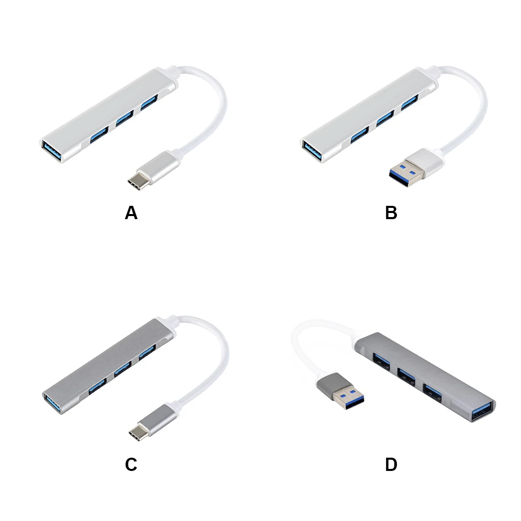 USB Hub USB2 0 Laptop Splitter U Disk High Speed Computer Adapter Notebook Dock Station External Phone Charger