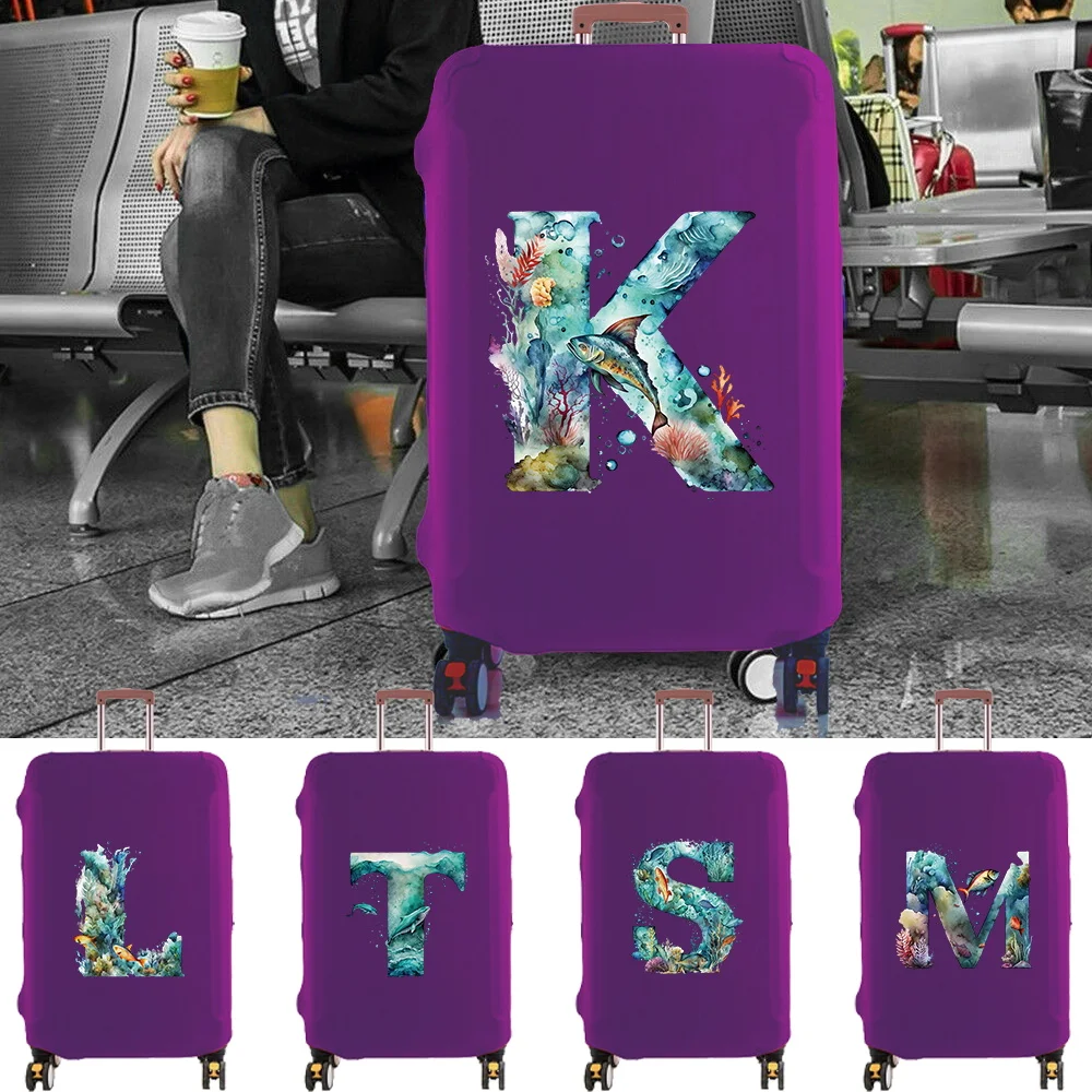 

Trolley Box Cover Multiple Style Options Thick Elastic Luggage Cover Protector 18-32inch Luggage Suitable Wear Resistant