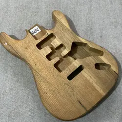 Body Crack Unfinished ST Electric Guitar Body Solid Wood SSH Pickups DIY Guitar Parts Replace Accessories  GB749