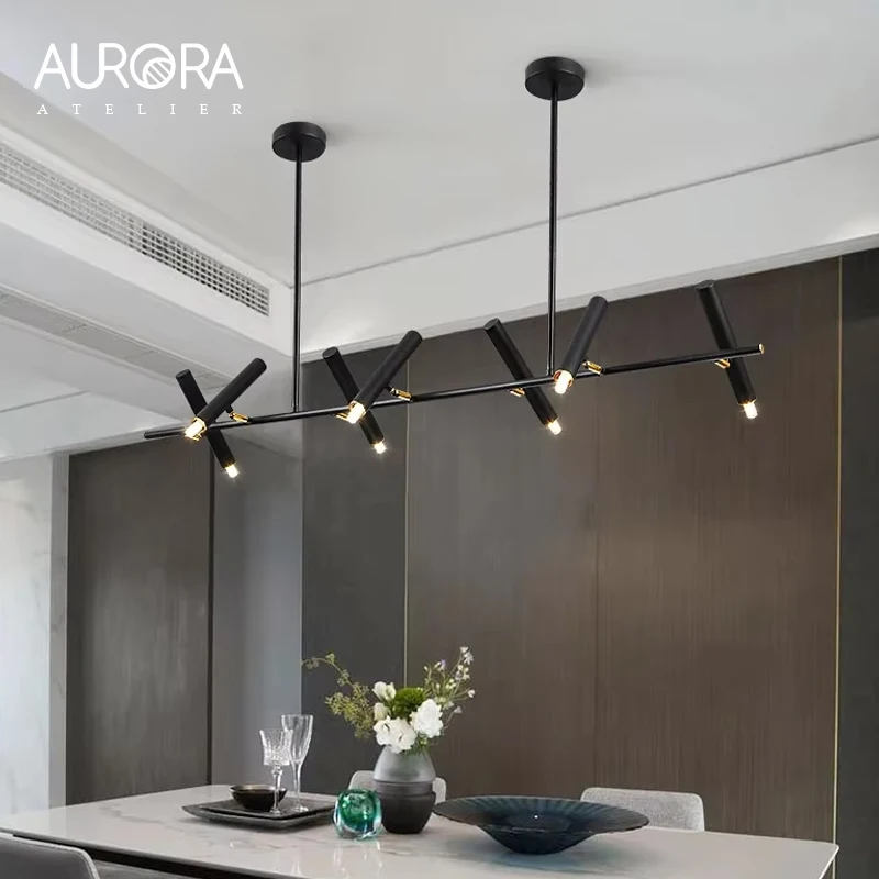 Modern LED Dining Room G9 Led Pendant Lamp Chandelier Indoor Ceiling Hanging Light Spotlight for Living Room