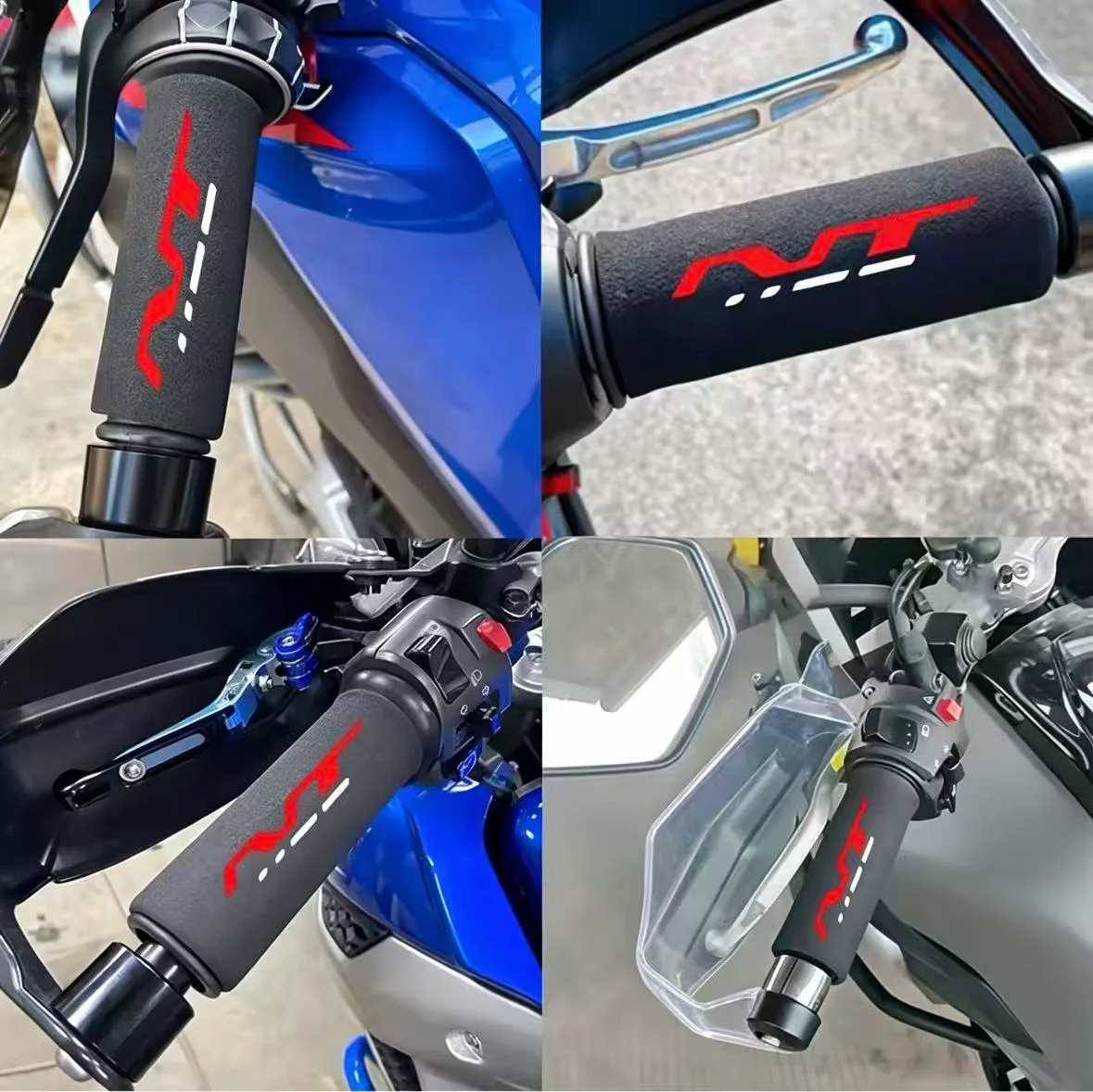 Handlebar Grips Anti Vibration Motorcycle Grip for Honda NT1100 Accessories Sponge Grip for NT1100