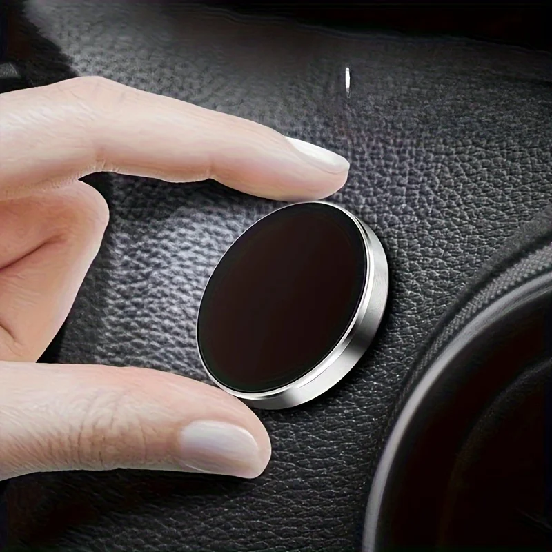 Mini universal sticker car navigation dashboard out of trend alloy car magnet magnetic bracket household random sticker