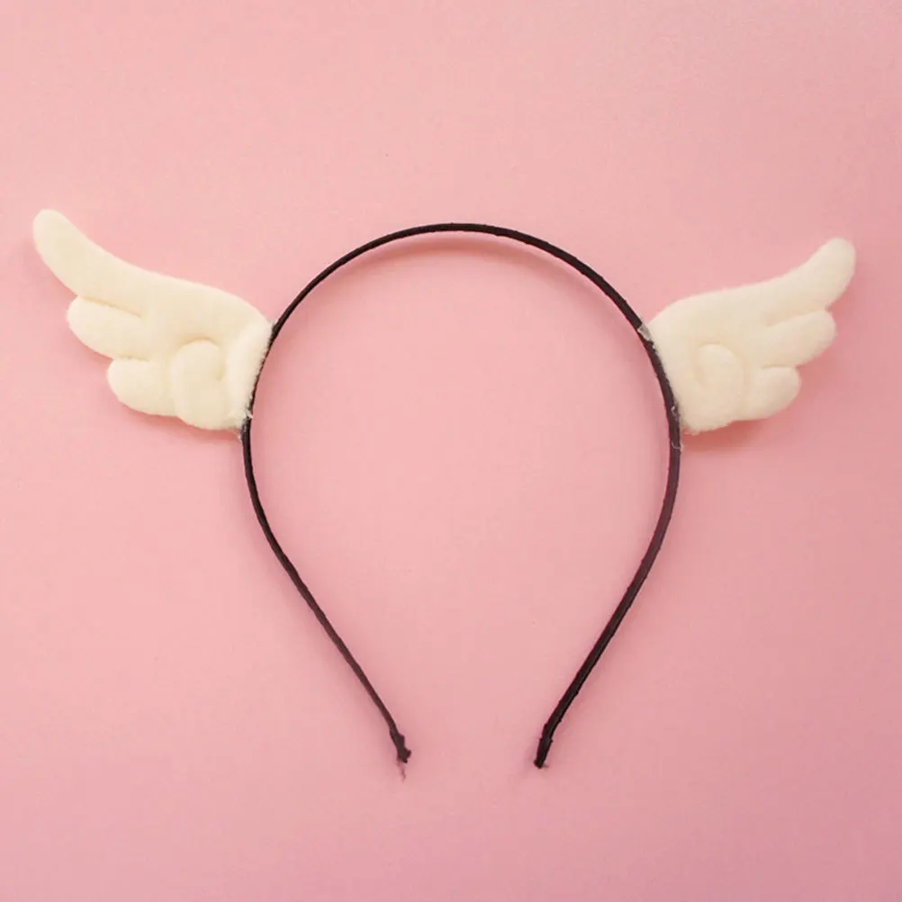 

2Pcs Wings Headpiece Lightweight Hairband Perfect Halloween Party Cosplay Headdress Hair Accessory