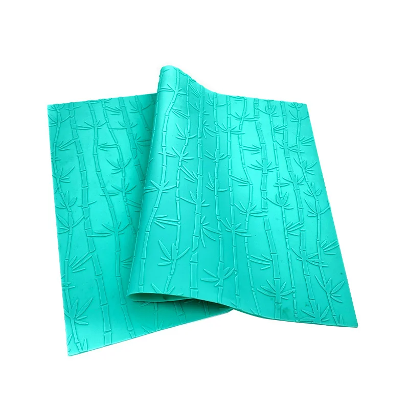 Baking Bamboo Silicone Lace Mat Fondant Gumpaste Embossing Mat Chocolate Silicone Mold  DIY Cake Brim Decoration Tools