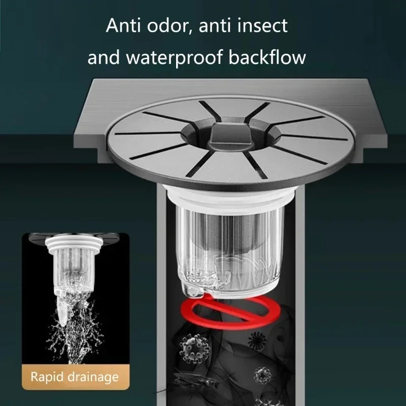 

Запорный клапан для напольного слива с защитой от запаха - предотвращитель обратного потока для душа, кухни, ванной, туалета, канализации