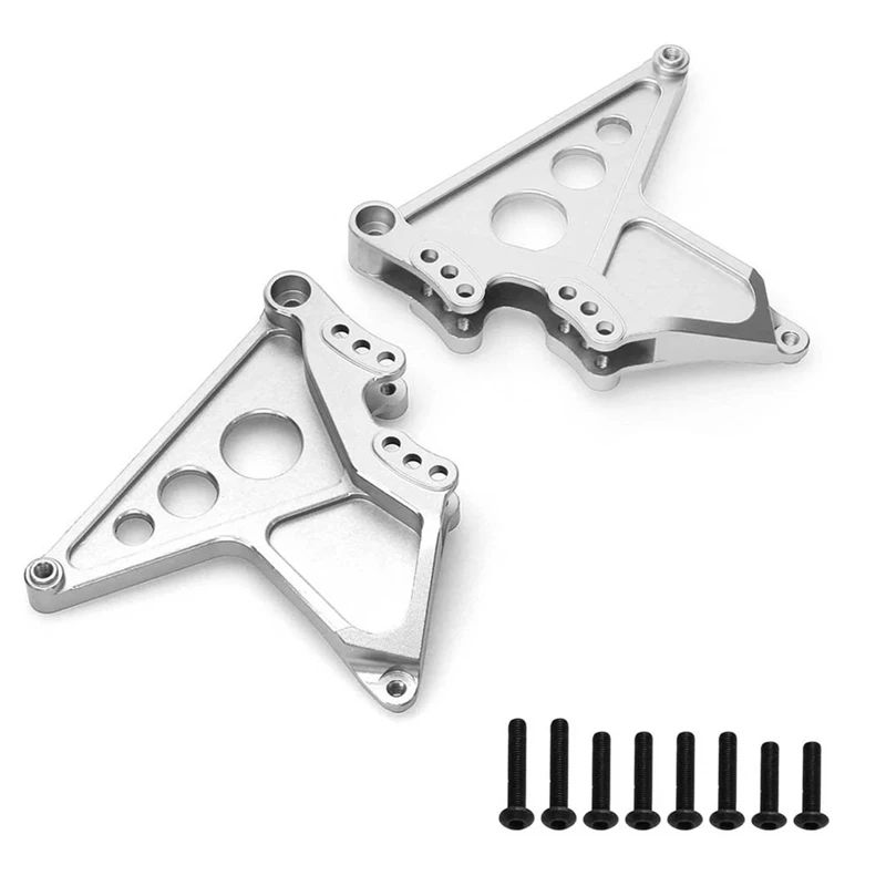 Aluminum Alloy Rear Shock Absorber Bracket Stack Parts For UDR 1/7 Short Course RC Car Parts - Silver