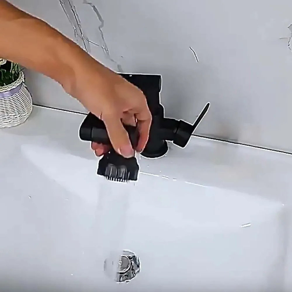 

Universal Robotic Arm Faucet Flexible Adjustable Dual Mode Faucet Baked Paint Ceramic Valve Core 360°Rotating Bibcock
