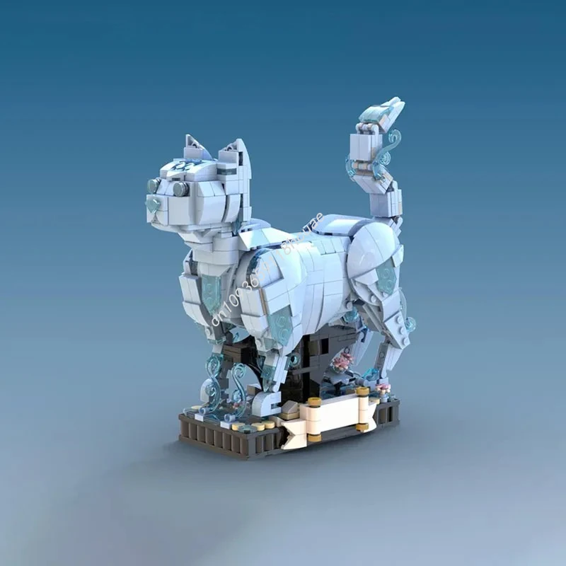 

743 шт. Moc Harry Series Expecto Patronum Guardian Cat модель строительные блоки Diy образовательные сборные игрушки для детей рождественские подарки