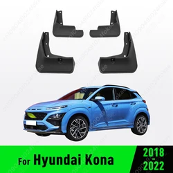 For Hyundai Kona 2018 2019 2020 2021 2022 Fender Mudguard Mud Flaps Guard Splash Flap Mudguards Car Accessories