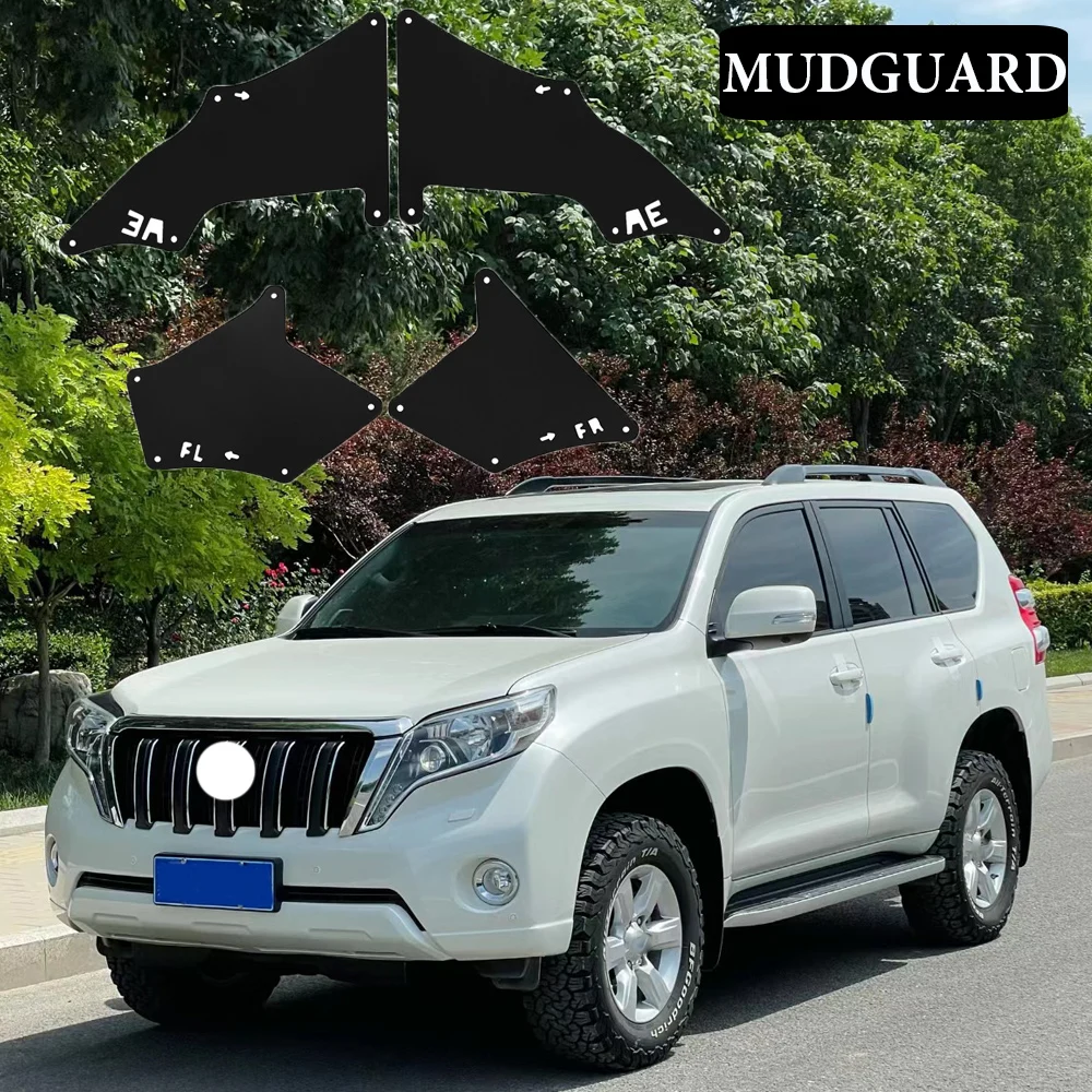 

Car-styling Mudguard For Toyota Land Cruiser Prado 2003-2009 Car Front Rear Mud Flaps Fender Splash Guards Protector