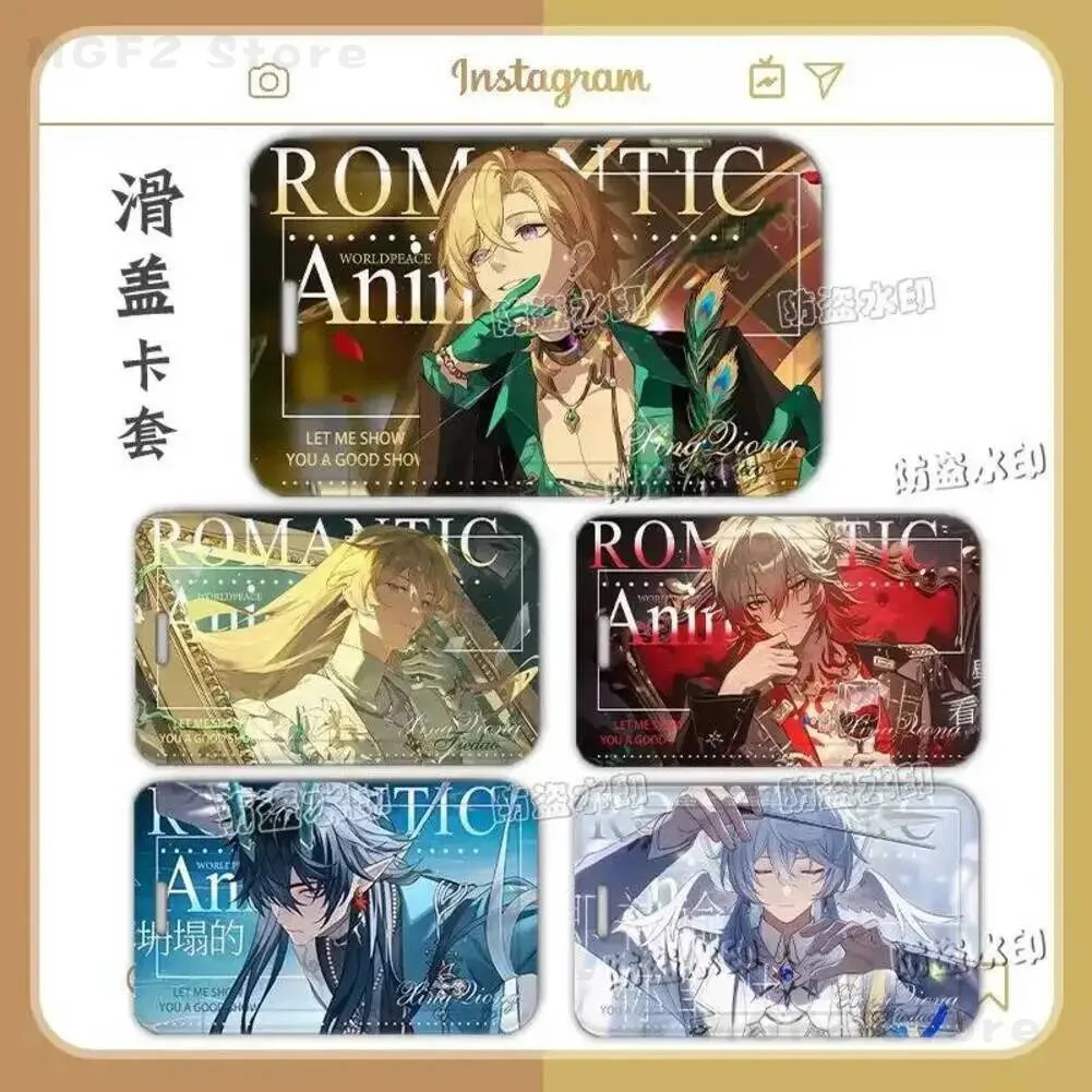 

Mydei Aventurine Honkai: Star Rail Bus Subway Ferrule Protective Case Meal Card Holder Venue Mall Pendant Rope Key Honkai: