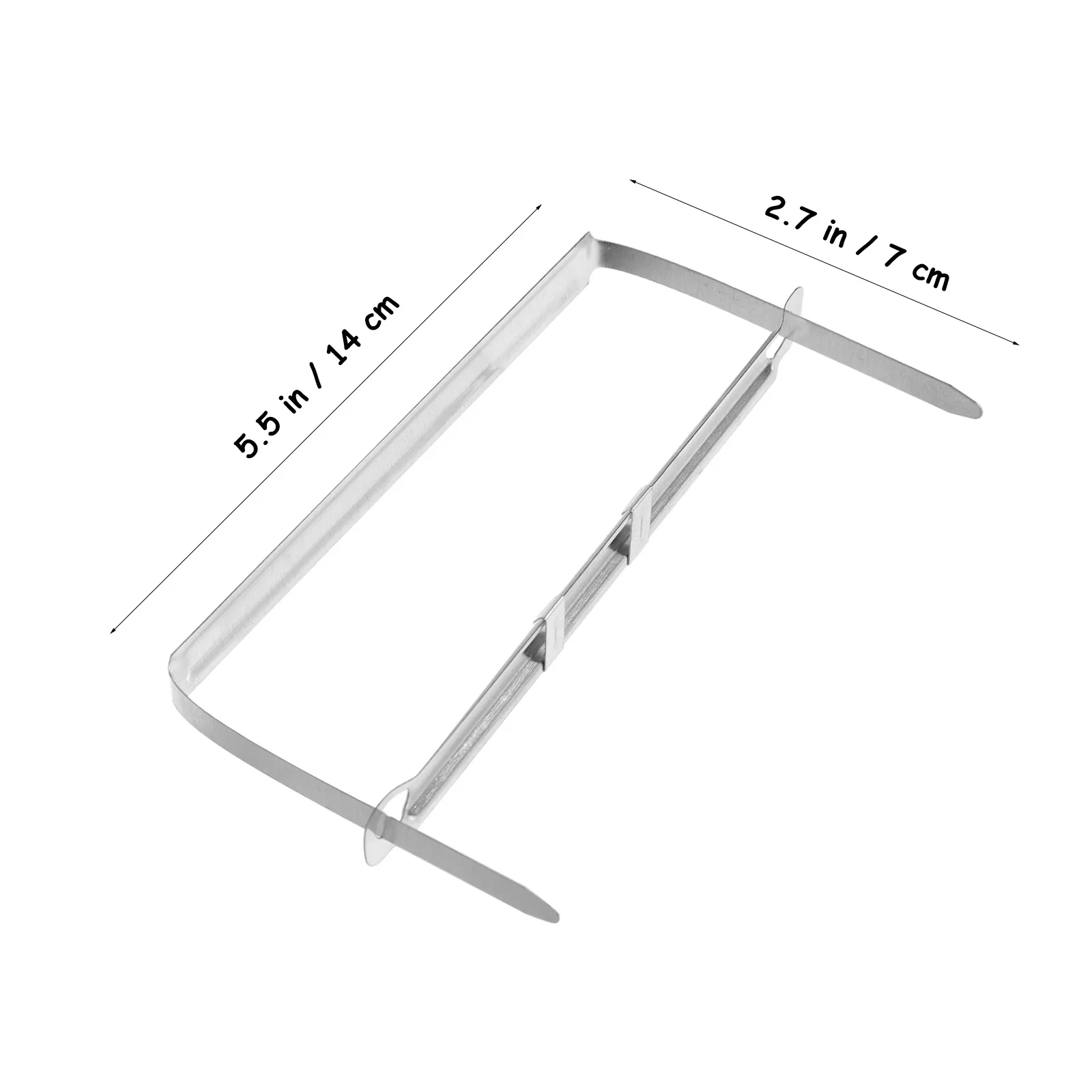 100 قطعة ثقب معدني الناخس خرامة الورق سكرابوكينغ ثقب مزدوج لكمة مكتب النفايات حامل قصاصة لا الصدأ