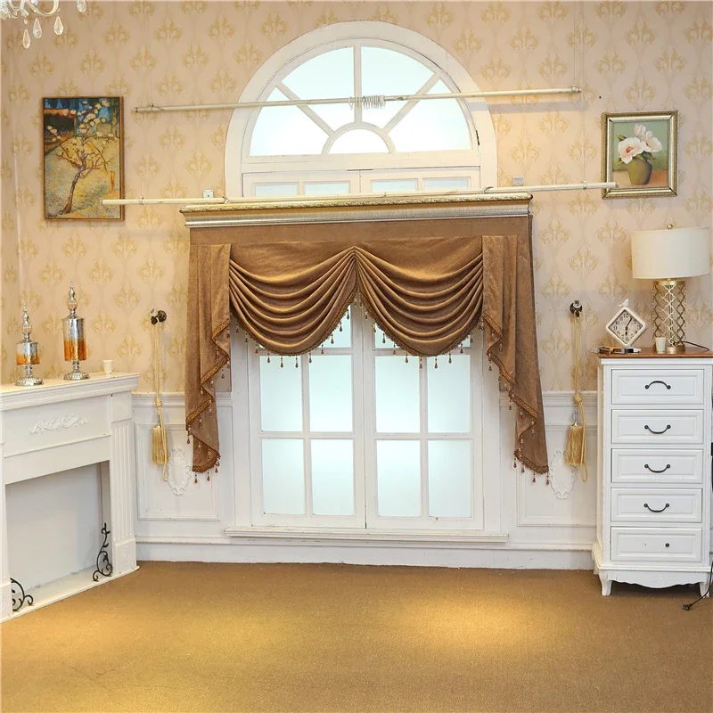 European And American High-Quality Valance For Living Room Bedroom Hotel Apartment Windows Customization Curtain Valance