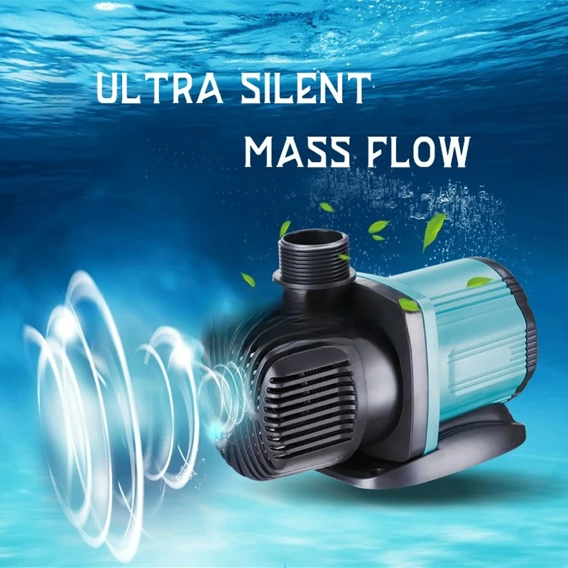 220V Frequency Conversion Fish Pond Diving Mute Amphibious Dual-purpose Circulating Pump Silent Fish Tank Water Pump