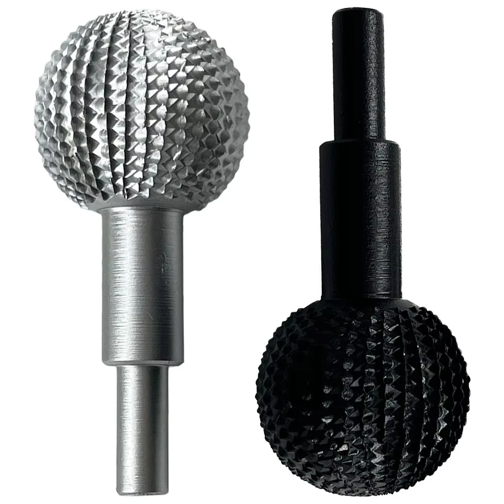 

M10 Rotary Burr Carbon Steel Wood Carving Burr 10mm Shank Rotary Ball Gouge Wood Carving Grinding Head Polishing Engraving Ball