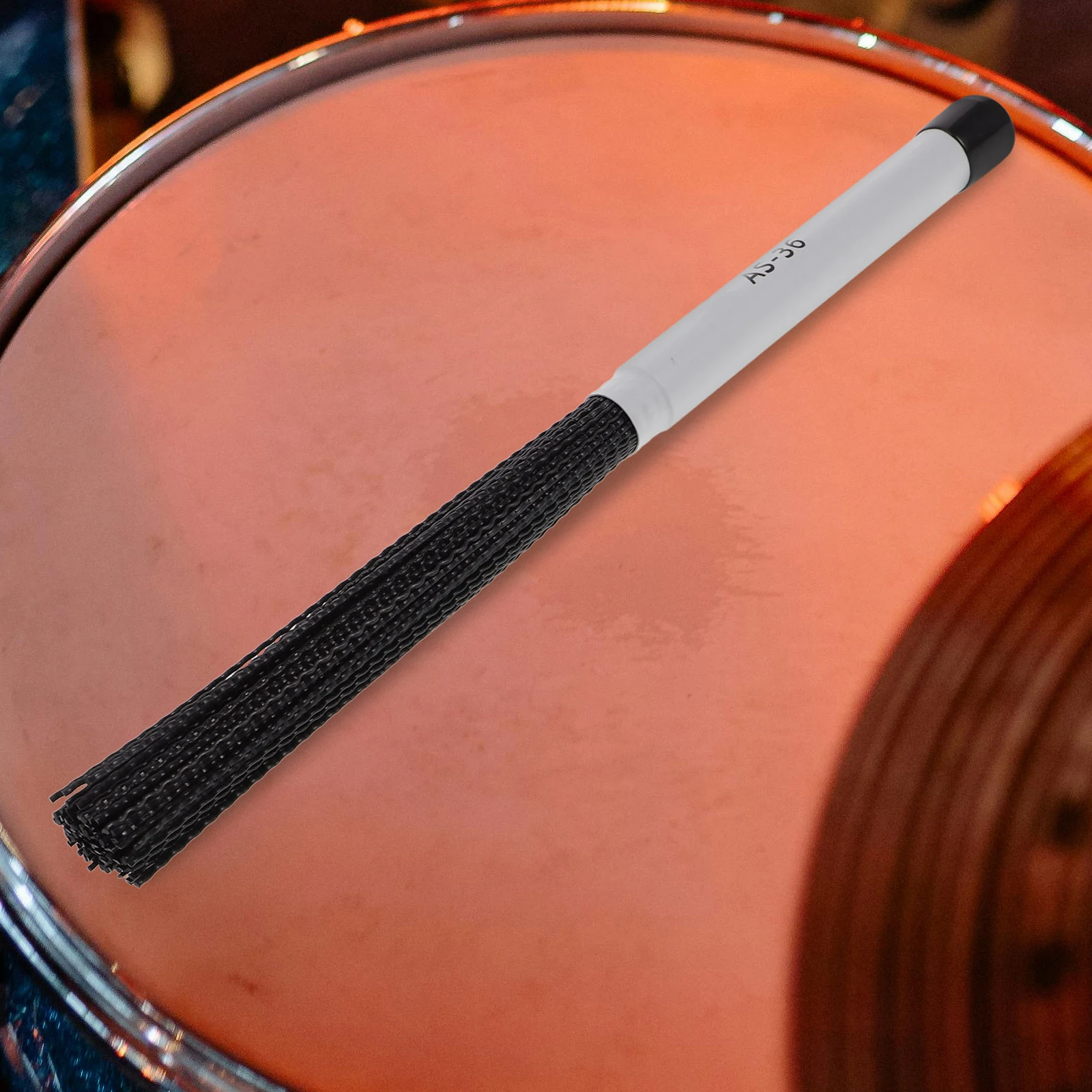 

Nylon Drum Brush Accessory for Percussion Instrument High Elasticity with Handle Snare Pad Abs Sticks