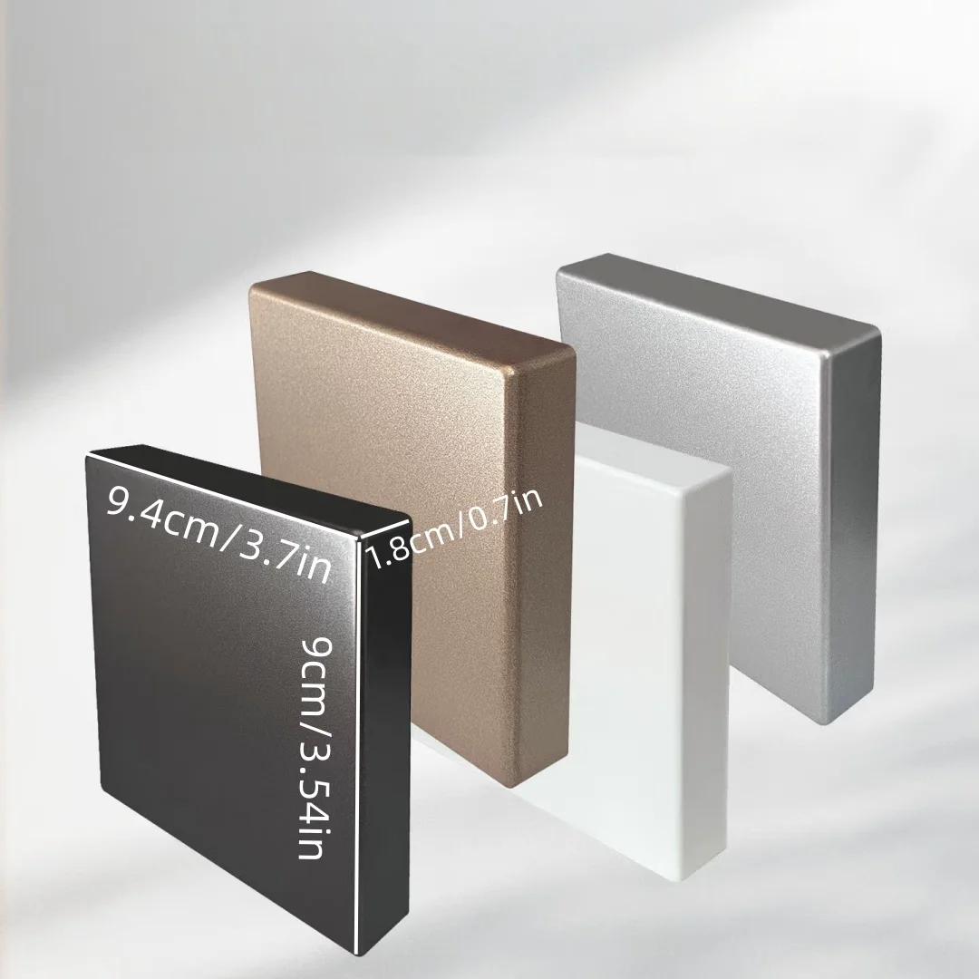 1pc/2pcs 9cmX9.4cm Self-Adhesive Socket Box, Thickened Plastic Wall Switch & Outlet Cover,Splash-Proof Switch Protector Box