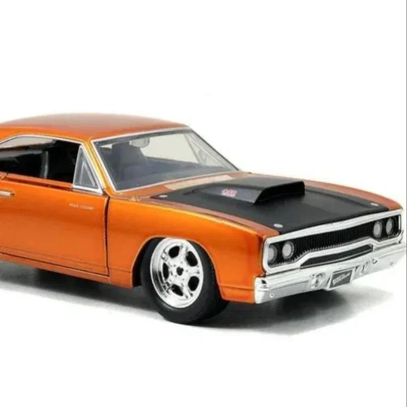 Jada 1:24 Fast & Furious 1970 Plymouth Road Runner Scale Metal Alloy Classic Car Diecast Model Toy Collection Furious Gift J19