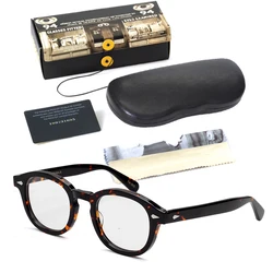 Johnny Depp Lemtosh Eyeglasses Men Computer Optical Glasses Frame Women Luxury Brand Vintage Acetate Male Clear Lens With Box