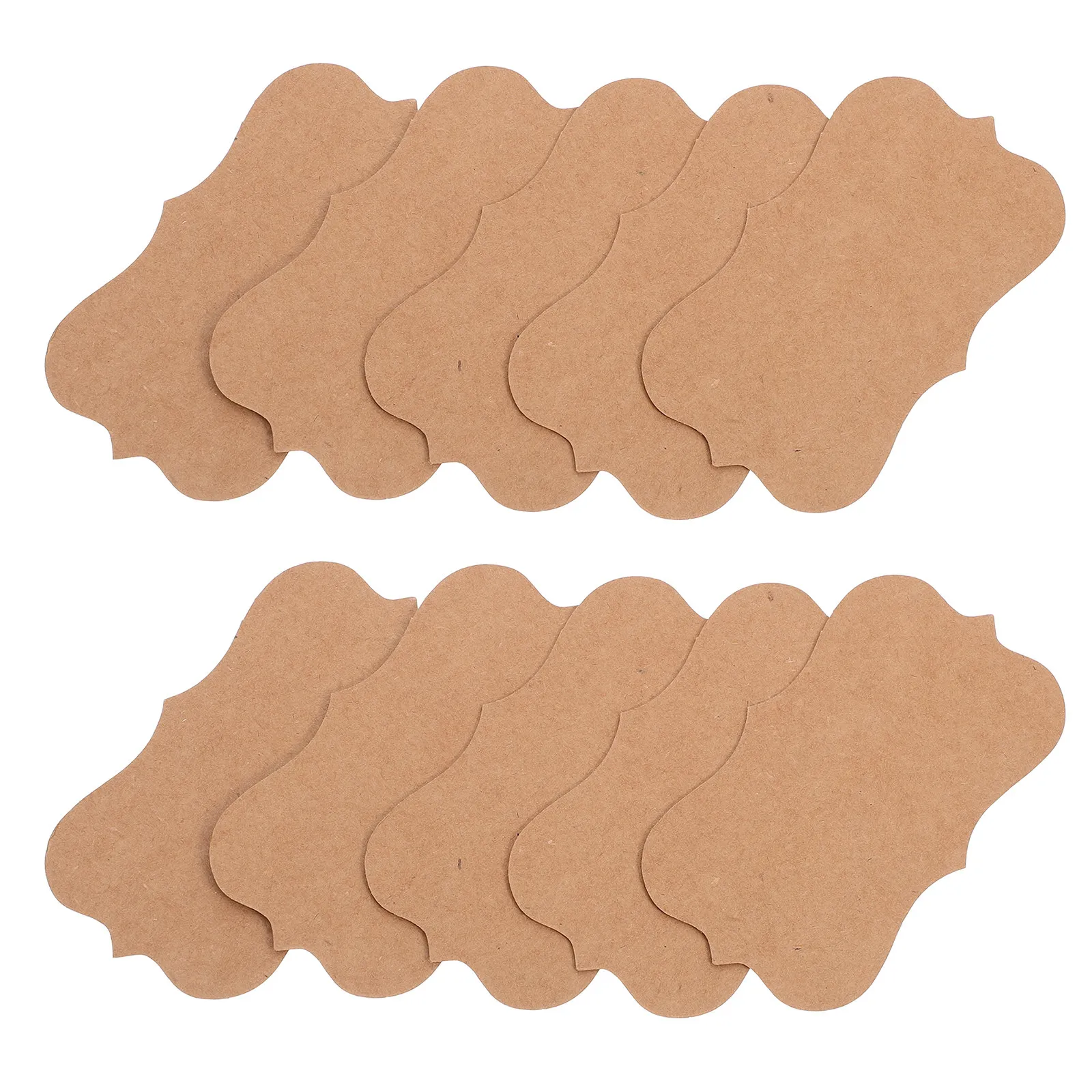 

100 шт. пустых визитных карточек из крафт-бумаги, прочные мини-карточки для заметок, для учебы, встреч, подарочные карточки