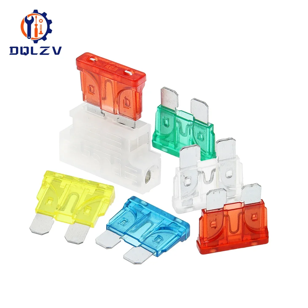 Średni uchwyt bezpiecznika samochodowego z bezpiecznikiem samochodowym ATC ATO Blade Fuse 1A 2A 3A 4A 5A 7.5A 10A 15A 20A 25A 30A 35A 40A — zdjęcie 5