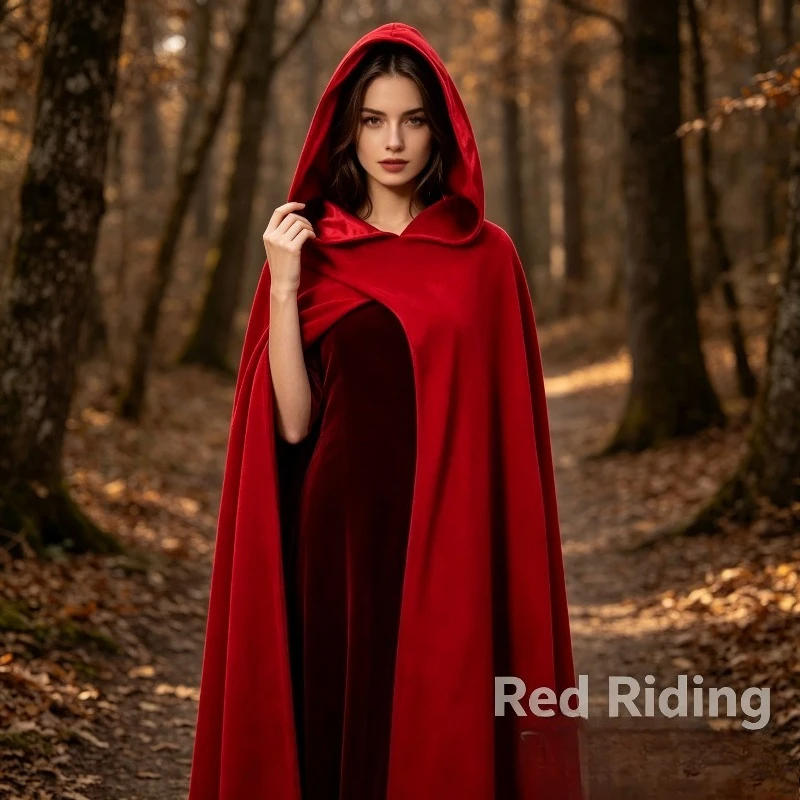 Women's Women's Role-playing Medieval Elf Role-playing Woolen Cloak Shawl Cloak