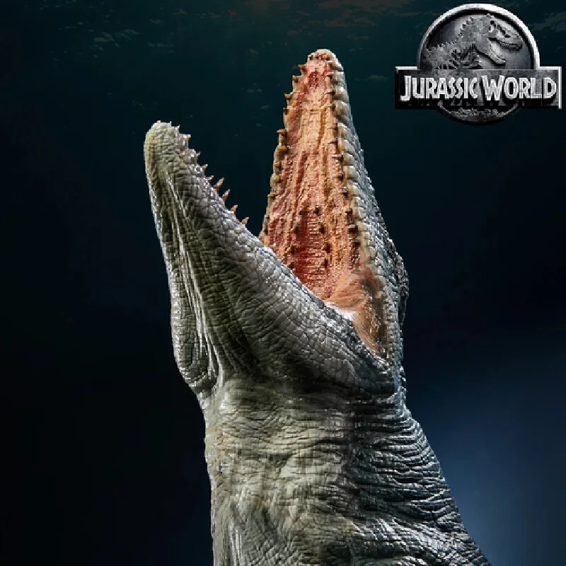 Limite autêntico wanlongtang 1/35 mosasaur dinossauro jurássico brinquedo masculino modelo estátua animal decoração para casa presente