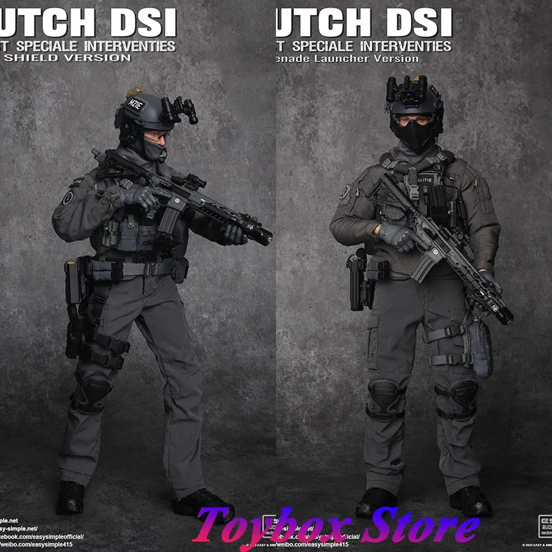 

Easy&Simple ES 26058R 1/6 DUTCH DSI Man Soldier Model Toys Military Hobby Collectible Delicate Mini 12" Full Set Action Figure