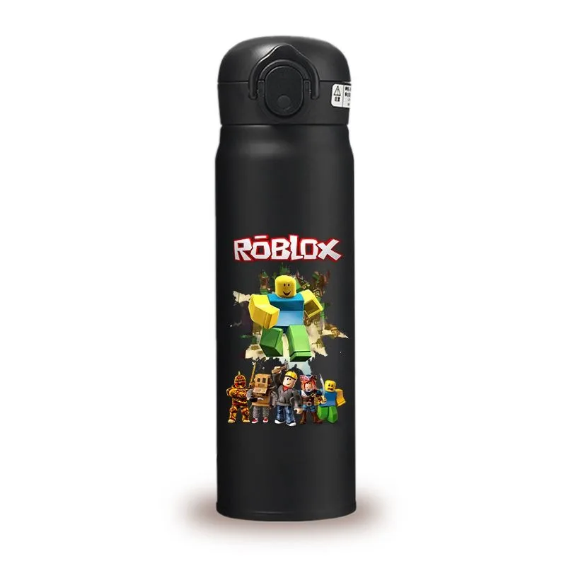 

Robloxs Student Children's Cartoon Casual Sports Water Cup Plastic Frosted Cups Student Daily Necessities Gifts 480ml