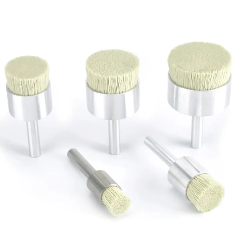 320 Grit Alumina Ceramic End Brush CNC Deburring Polishing for Aluminum Parts