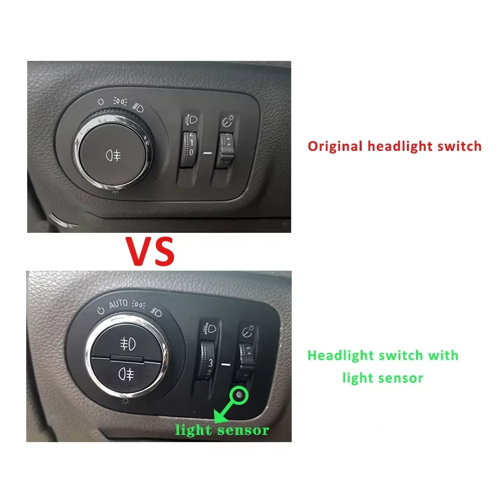 Car Intelligent Headlight Sensor Far Light Control Automatic Coming and Leaving Home Switch For Chevrolet Cruze Buick Verano
