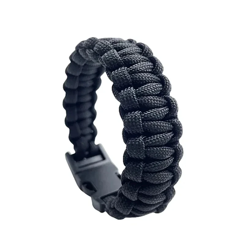 23cm/9in Siebenkern-Paracord-Überlebensarmband für Outdoor-Notfälle, Camping-Werkzeug mit geflochtenem Seildesign – Detail 5
