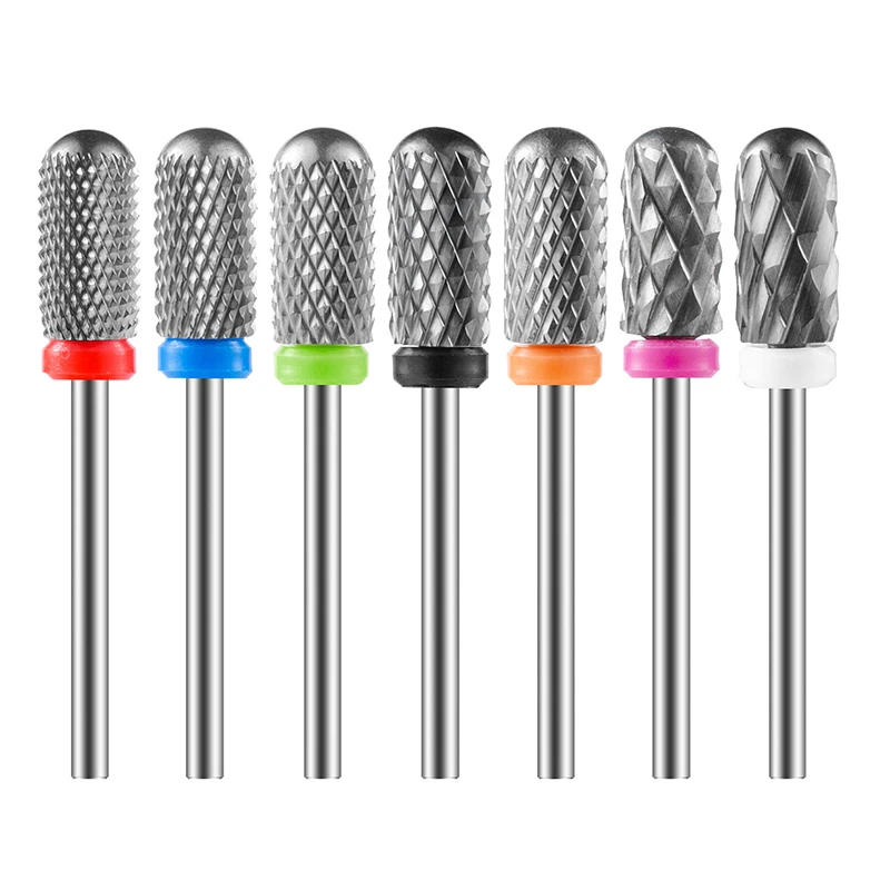 Nail Cone Tungsten Steel Drill Bits Polish Grinding Rotary Head Manicure Remove Gel Nails Cuticle Clean Accessories and Tools