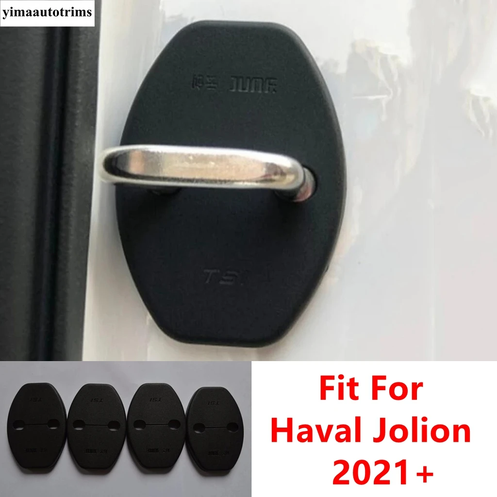 

Car Inner Door Lock Buckle Cap Protection Decoration Cover Trim Accessories Interior Refit Kit Fit For Haval Jolion 2021 - 2024