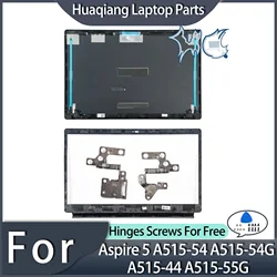 New PC Covers For Acer Aspire 5 A515-54 A515-54G A515-55 A515-55G N18Q13 Black LCD Back Cover Front Bezel Hinges Rear Top Lid