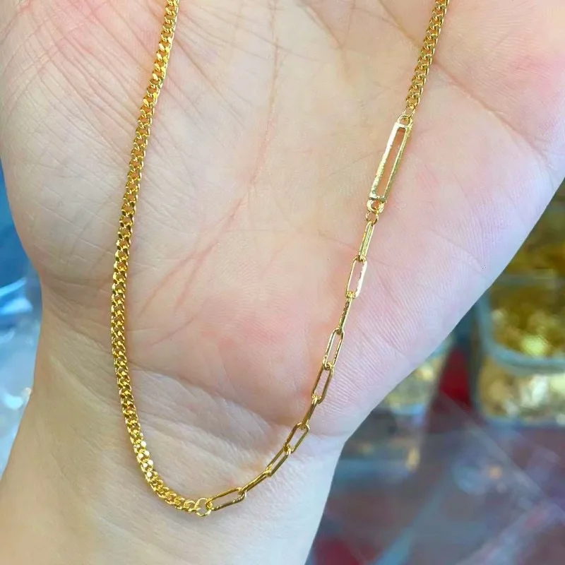 Luxurious 24K 9999 pure gold women's luxury jewelry with special craftsmanship