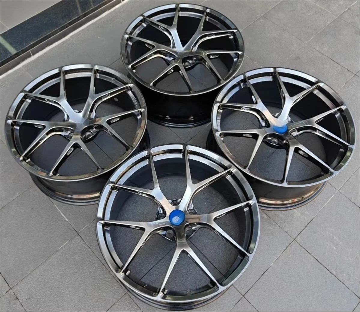 Custom 5x112 5x120 DB FI-R Forged Rim 17-23 Inch Hyper Black FIR Lightweight Racing Wheel For BMW M2 M3 M4 Audi Mercedes Porsche