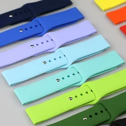 2 pack straps For Samsung Galaxy watch 7/FE/5/5 Pro/4/6 classic Active 2 20mm 22mm Silicone bracelet for Huawei GT 5-4-3-2e band