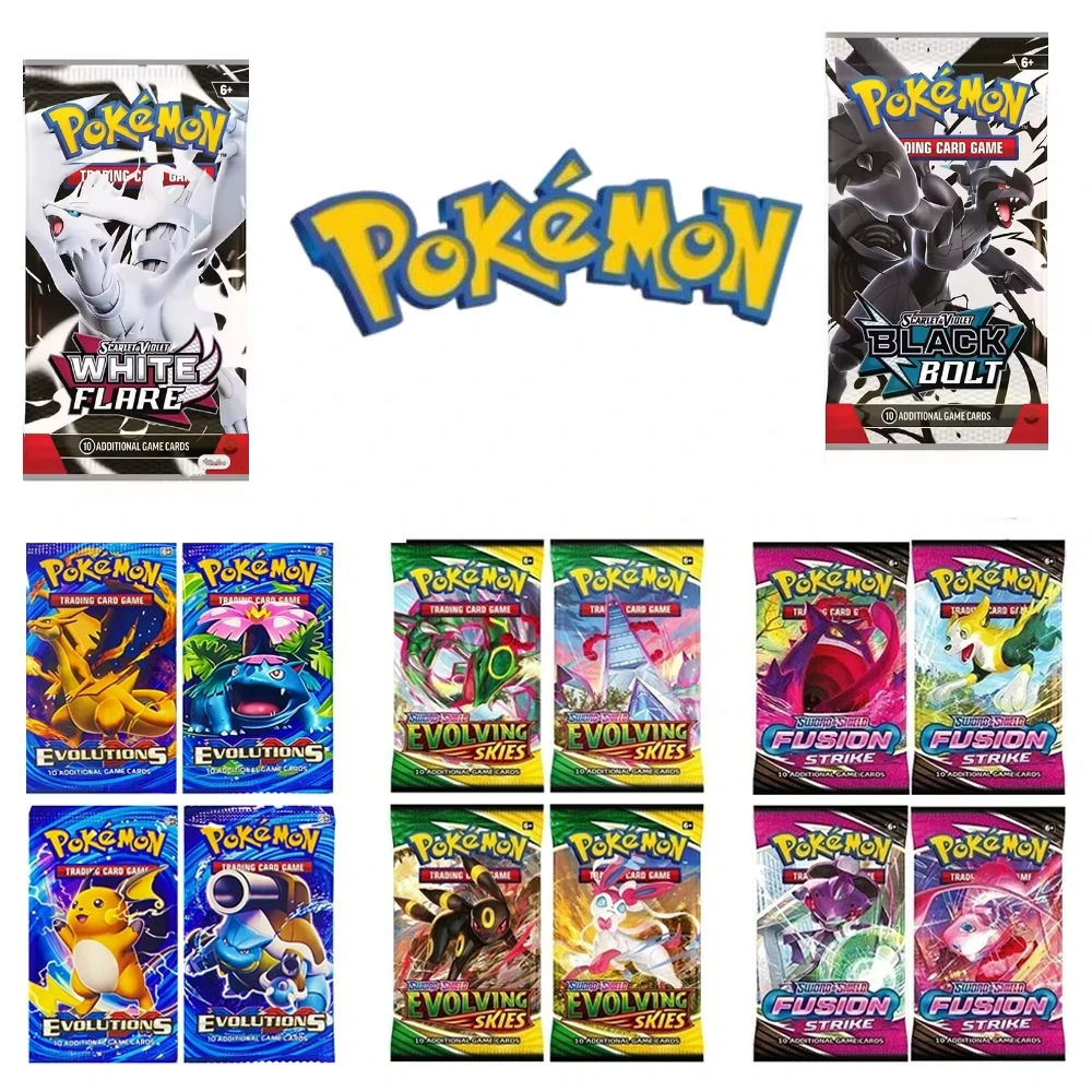 

Hot Pokemon Cards 151 Team up Sun & Moon Thunder English Trading Card Game Evolutions Booster Collectible Kids Toys Gifts