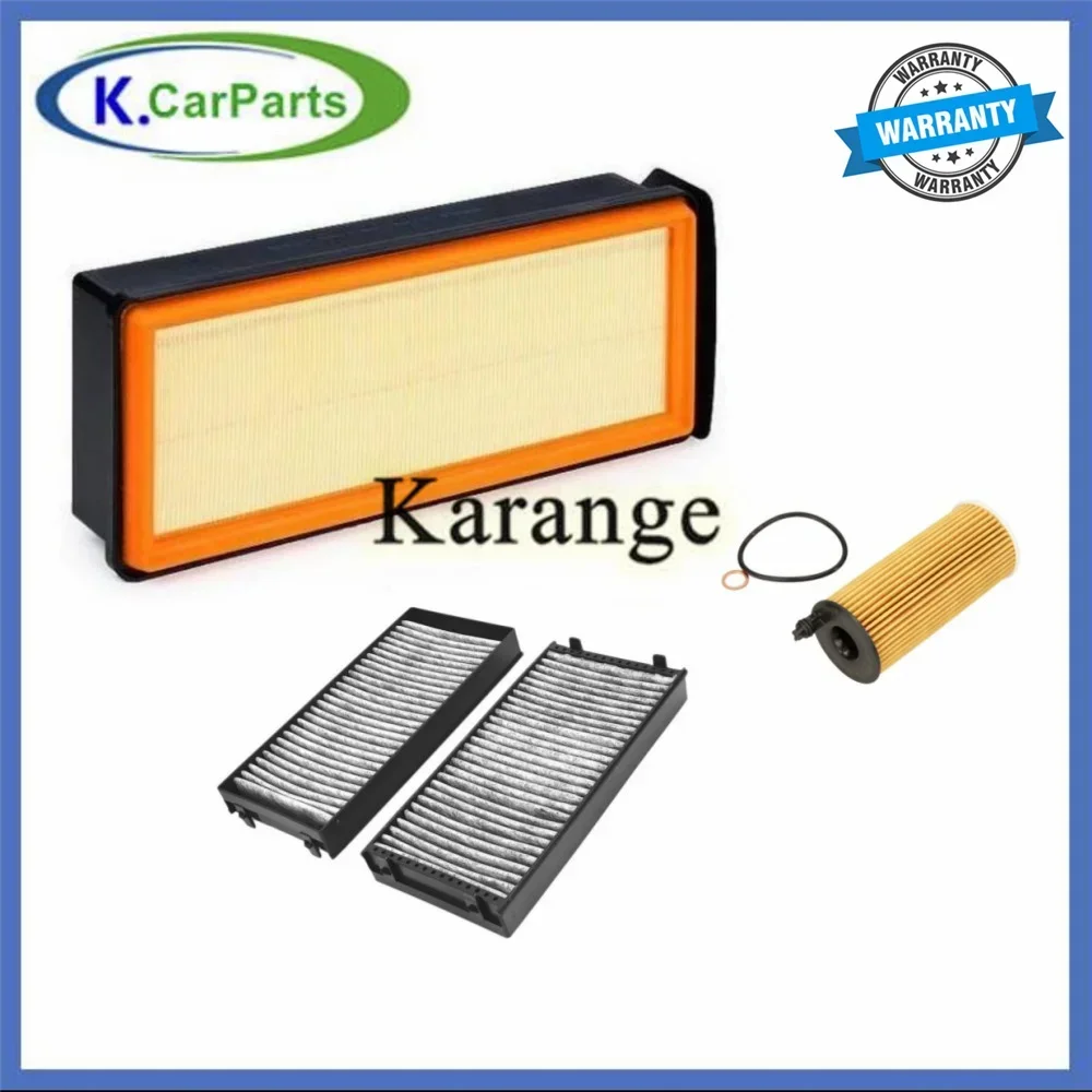 

3X наборы масляных фильтров для воздушной кабины 13718518111 64316945586 11428507683 Для BMW X5 xDrive30d F15 X5 xDrive35d F15 3.0TDI-Diesel 2013-