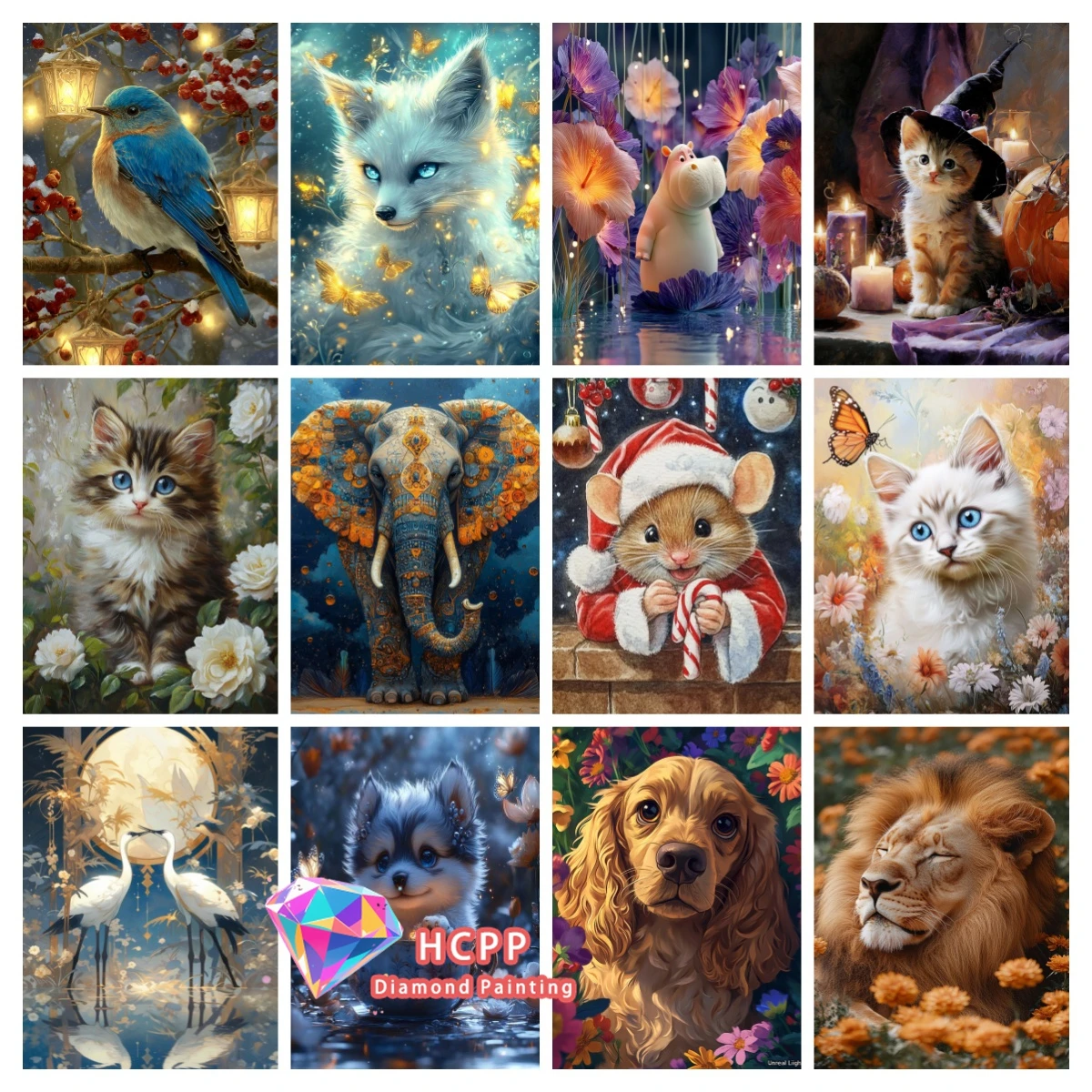 Tier Elefant Hund Katze Diamant Malerei Kit 5D DIY Diamant Stickerei Kreuz Stickerei handgemachte Kunst Geschenk Handwerk Home Dekoration