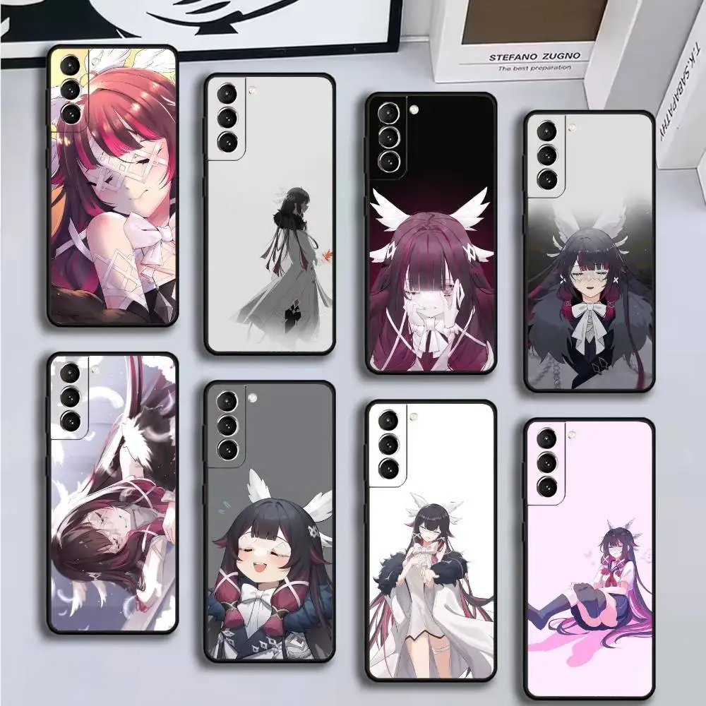 

Genshin Impact Columbina Angle Eyes Phone Case For Samsung GalaxyA13,21s,22,31,32,52,53,71,72,73,Soft Black Cover