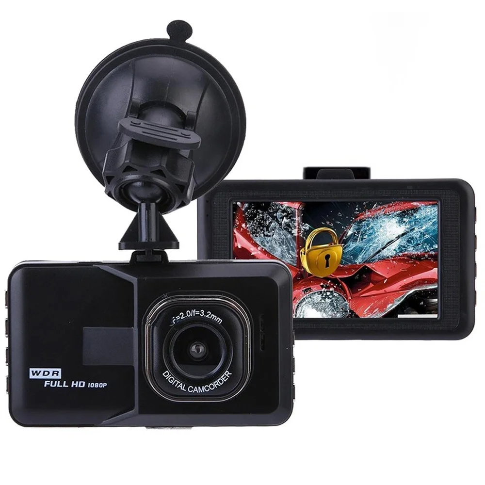 Full HD 1080P Dash Cam Video Recorder Driving Car DVR Car Recording Night Wide Angle Dashcam Video Registrar car dash camera