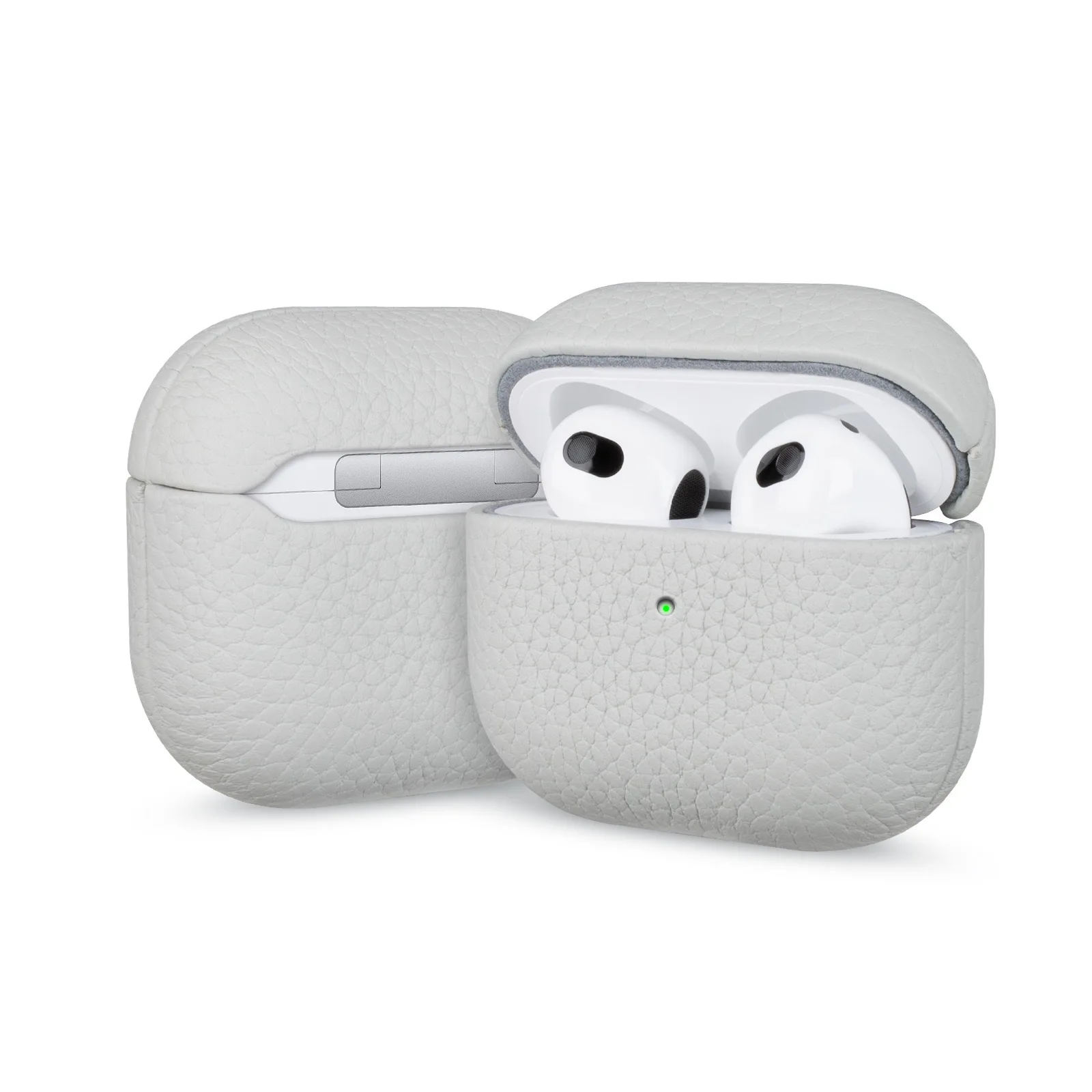 حافظة جلدية لأجهزة AirPods 4 حافظات سماعات أذن للأعمال لأجهزة Apple AirPods 4 4th Generation 2024 غطاء سماعة الرأس Mag