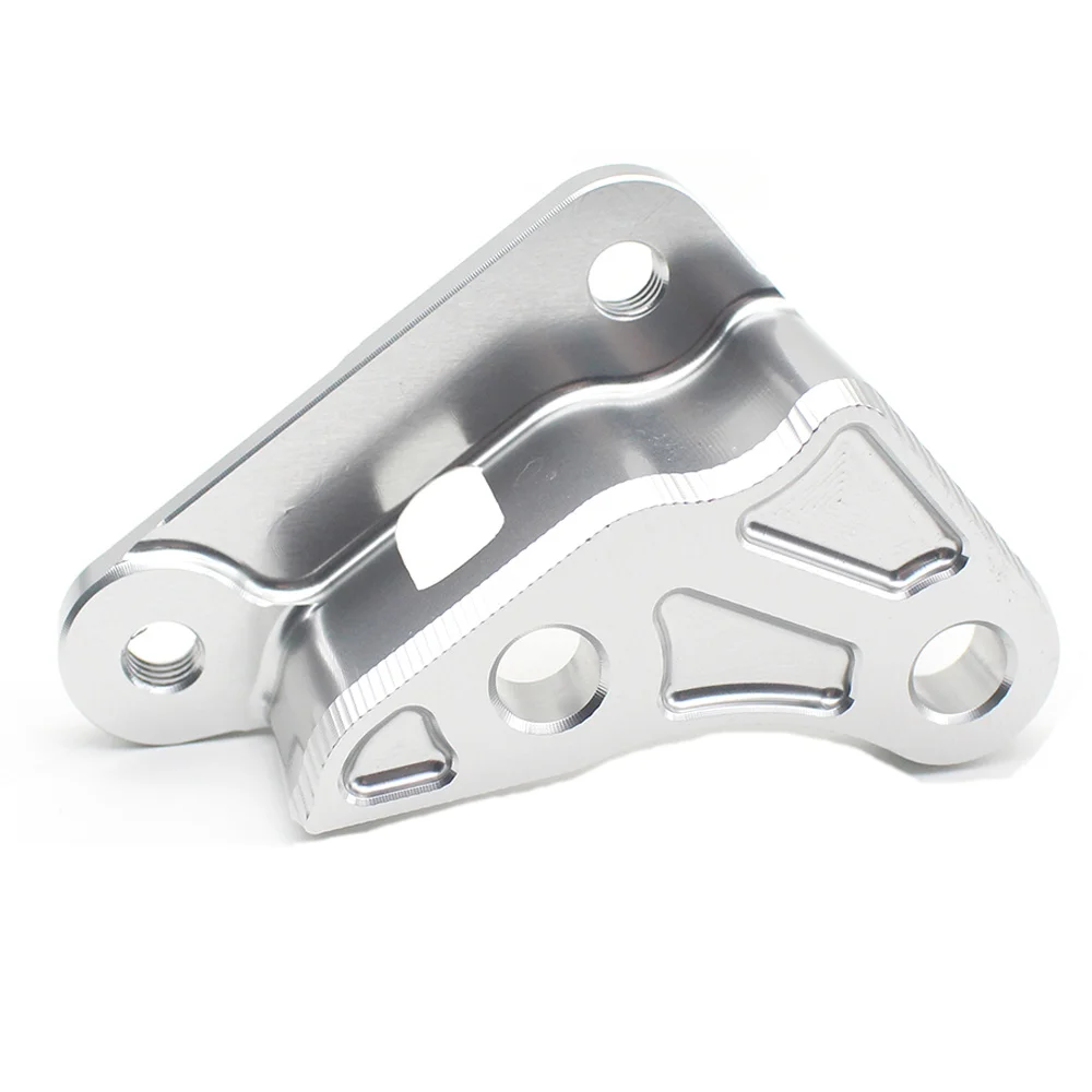 Motorcycle Caliper Adapter Code Brake Caliper Rotor Adapter Brackets for GTS300 GTV300 300(Silver)