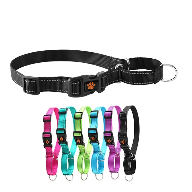

Pet Supplies Adjustable P Training Anti-riot Dog Outdoor Walking Nylon Collar Accessories