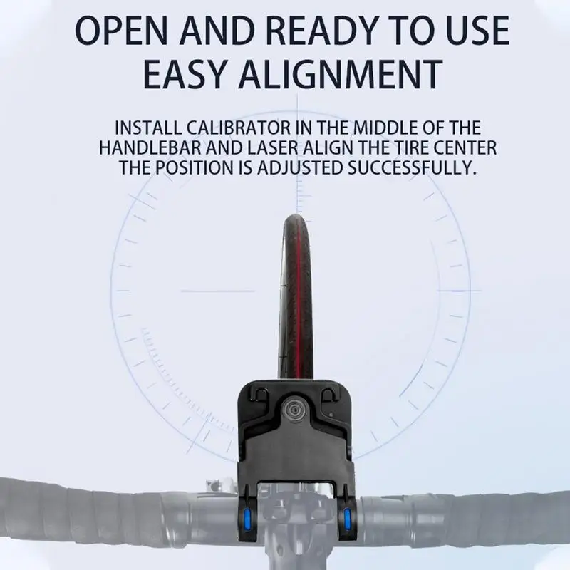 bicycle Handlebar Laser Calibrator Bike Seat Laser Aligner Center Adjuster Measurement Tool Type C Charging Aligning Indicator
