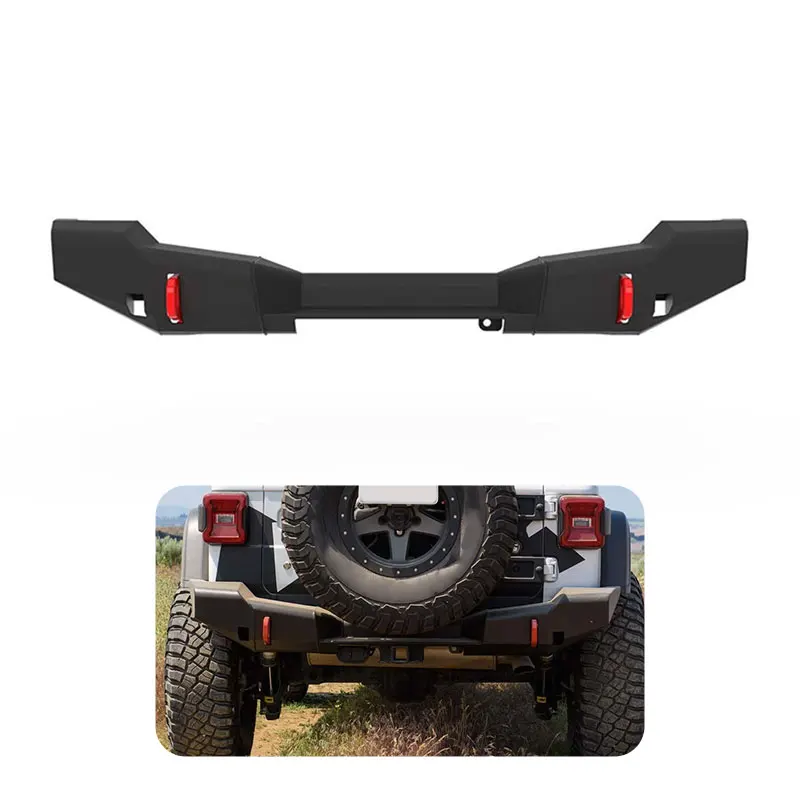 

XDS Best-selling Factory Heavy Duty Off-road Full Width Aluminum Steel Textured Black Sport Rear Bumper For Wrangler JL 2017+