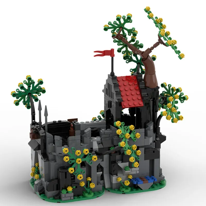 Spot MOC-555 Teile DIY Kleinpartikel-Bausteine, 3D-Modelle, Geschenke, Puzzle-Ornamente