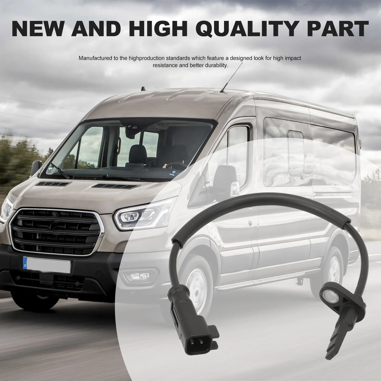 

Датчик скорости переднего колеса ABS, 2 шт. 1763975 BK21-2B372-AC для Ford Tourneo Custom 2012-UP Transit MK8 2013-UP